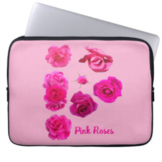 Rosa Rosen  Laptopschutzhülle
