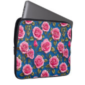Rosa Rosen Laptopschutzhülle (Vorne Rechts)