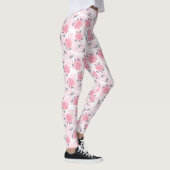 Rosa Rosen Leggings (Rechts)