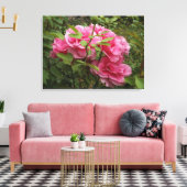 Rosa Rosen Leinwanddruck (Insitu (Wohnzimmer))