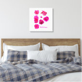 Rosa Rosen  Leinwanddruck (Insitu (Schlafzimmer))