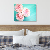 Rosa Rosen Leinwanddruck (Insitu (Schlafzimmer))