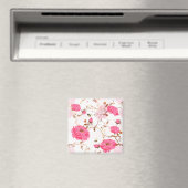 Rosa Rosen Magnet (In Situ (Geschirrspüler))