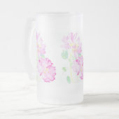 Rosa Rosen Mattierte Tasse (Vorderseite Links)