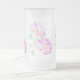 Rosa Rosen Mattierte Tasse