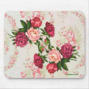 Rosa Rosen-Mauspad Mousepad