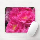 Rosa Rosen-Mausunterlage Mousepad (Mit Mouse)