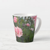 Rosa Rosen Milchtasse (Rechte Ecke)