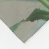 Rosa Rosen mit hellgrauer Fleece (Ecke)