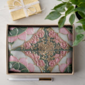 Rosa Rosen Moderne schöne Sammlung Seidenpapier (Geschenk)