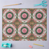 Rosa Rosen Moderne schöne Sammlung Seidenpapier (Basteln)