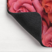 Rosa Rosen Mousepad (Ecke)