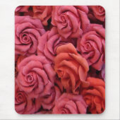 Rosa Rosen Mousepad (Vorne)