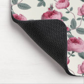 Rosa Rosen Mousepad (Ecke)