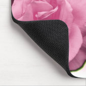 Rosa Rosen Mousepad (Ecke)