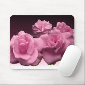 Rosa Rosen Mousepad (Mit Mouse)