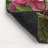 Rosa Rosen Mousepad (Ecke)