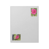 Rosa Rosen Notizblock (Rotiert)