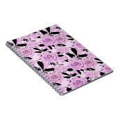 Rosa Rosen Notizblock (Rechte Seite)