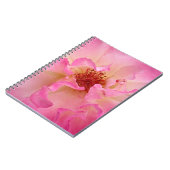 Rosa Rosen-Notizbuch Notizblock (Linke Seite)