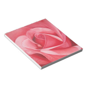 Rosa Rosen-Notizbuch Notizblock