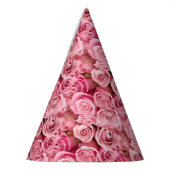 Rosa Rosen-Party-Hut Partyhütchen (Links)