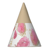 Rosa Rosen Partyhütchen (Rechts)