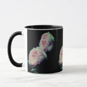 Rosa Rosen Personalisiert Tasse (Links)