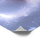 Rosa Rosen Poster (Ecke)