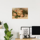 Rosa Rosen Poster (Heimbüro)