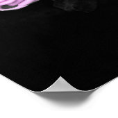 Rosa Rosen Poster (Ecke)