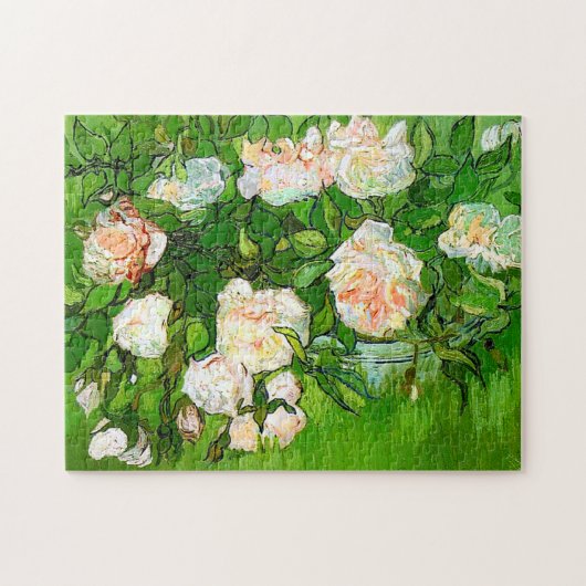 Rosa Rosen-Puzzlespiel Van Gogh Puzzle (Horizontal)
