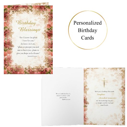 Rosa Rosen Rahmen Orthodoxe Christlicher Geburtsta Karte