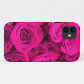Rosa Rosen Rosa Blume Rosa Blütenbraun Case-Mate iPhone Hülle (Rückseite (Horizontal))