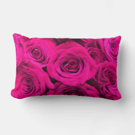 Rosa Rosen Rosa Blume Rosa Blütenbraun Lendenkissen