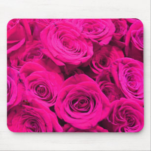 Rosa Rosen Rosa Blume Rosa Blütenbraun Mousepad