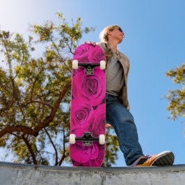 Rosa Rosen, rosa Blume Skateboard