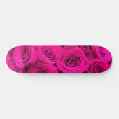 Rosa Rosen, rosa Blume Skateboard (Horizontal)