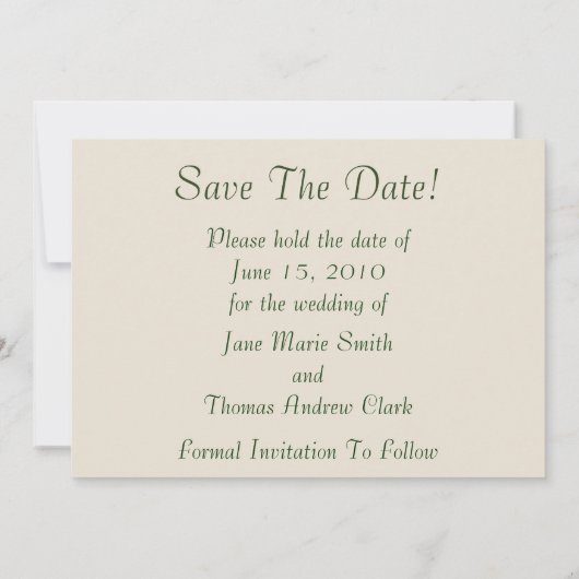 Rosa Rosen Save the Date (Rückseite)