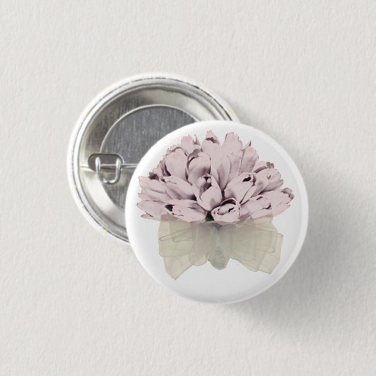 Rosa Rosen ~ Schaltfläche Button (Vorne & Hinten)