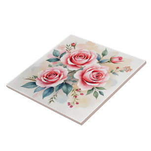 Rosa Rosen Schön Luxus Moderne Kollektion Fliese