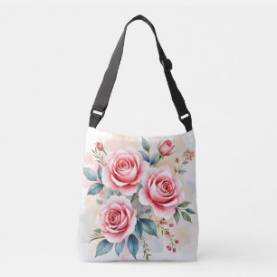 Rosa Rosen Schön Luxus Moderne Kollektion Tragetaschen Mit Langen Trägern