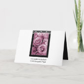 ROSA Rosen SCHWESTER ist meine Trauzeugin Einladung (Rückseite)