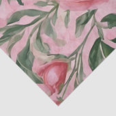 Rosa Rosen Seidenpapier (Detail)