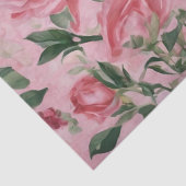 Rosa Rosen Seidenpapier (Detail)