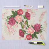 Rosa Rosen-Seidenpapier Seidenpapier (Handwerk)