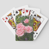 Rosa Rosen Spielkarten (Rückseite)