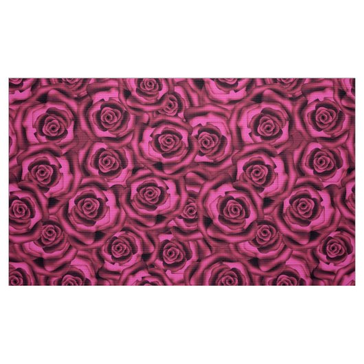 Rosa Rosen Stoff (Fat Quarter (45,7 x 55,9 cm))