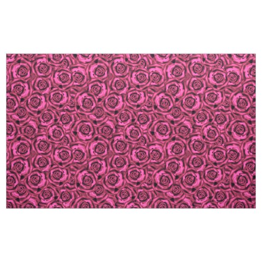 Rosa Rosen Stoff (Yard (91,4 cm))