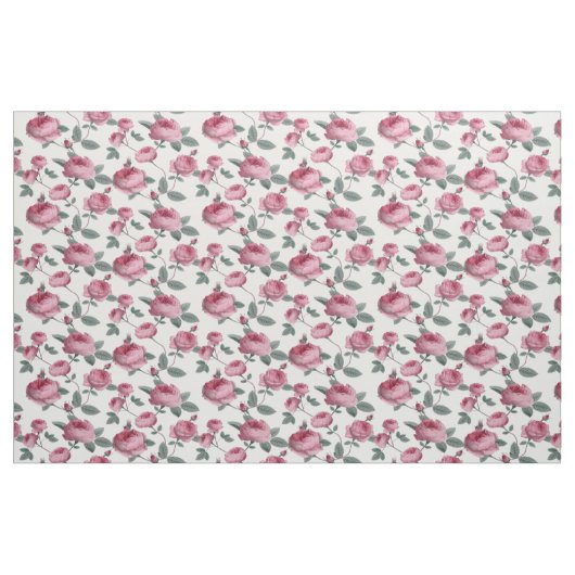 Rosa Rosen Stoff (Yard (91,4 cm))